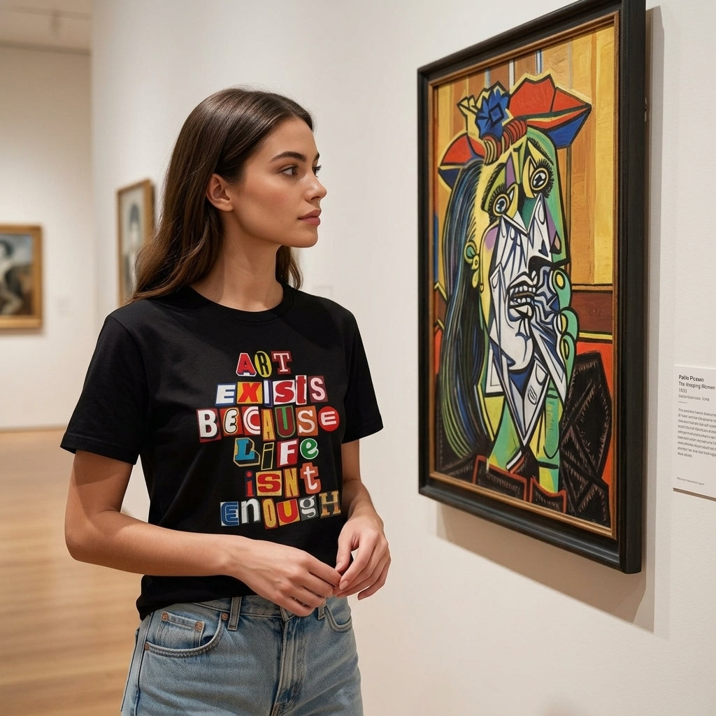 Art Exists Because Life Isn’t Enough — T-Shirt