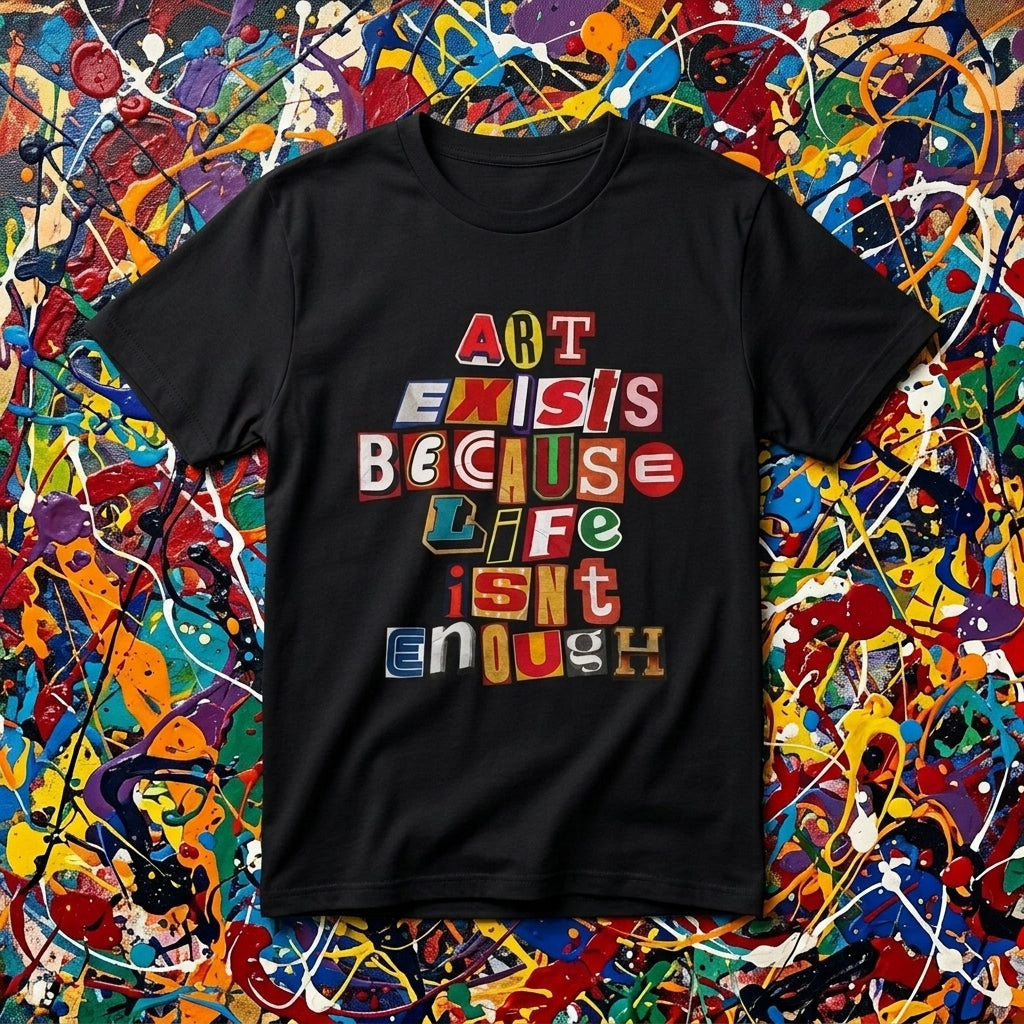 Art Exists Because Life Isn’t Enough — T-Shirt