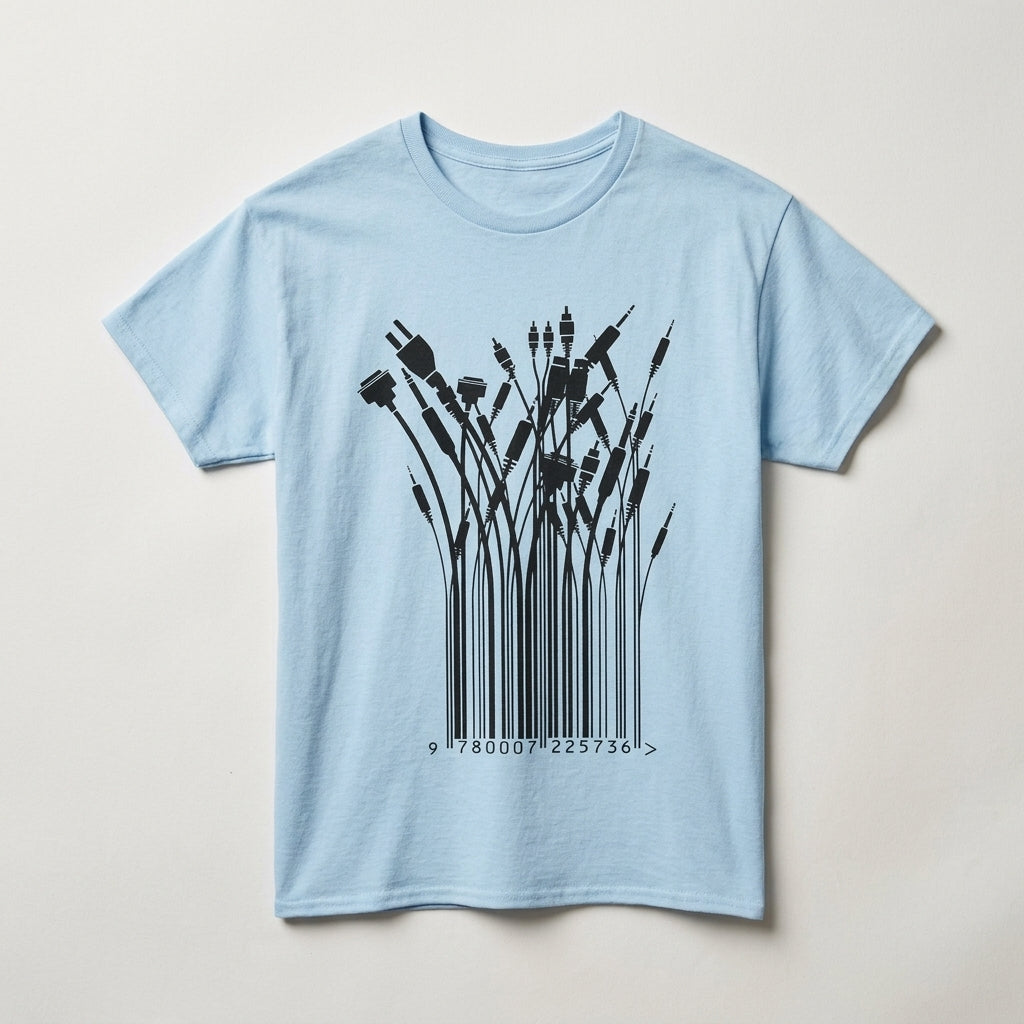 Barcode Wildflowers — T-Shirt