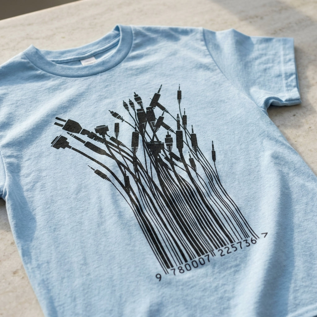 Barcode Wildflowers — T-Shirt