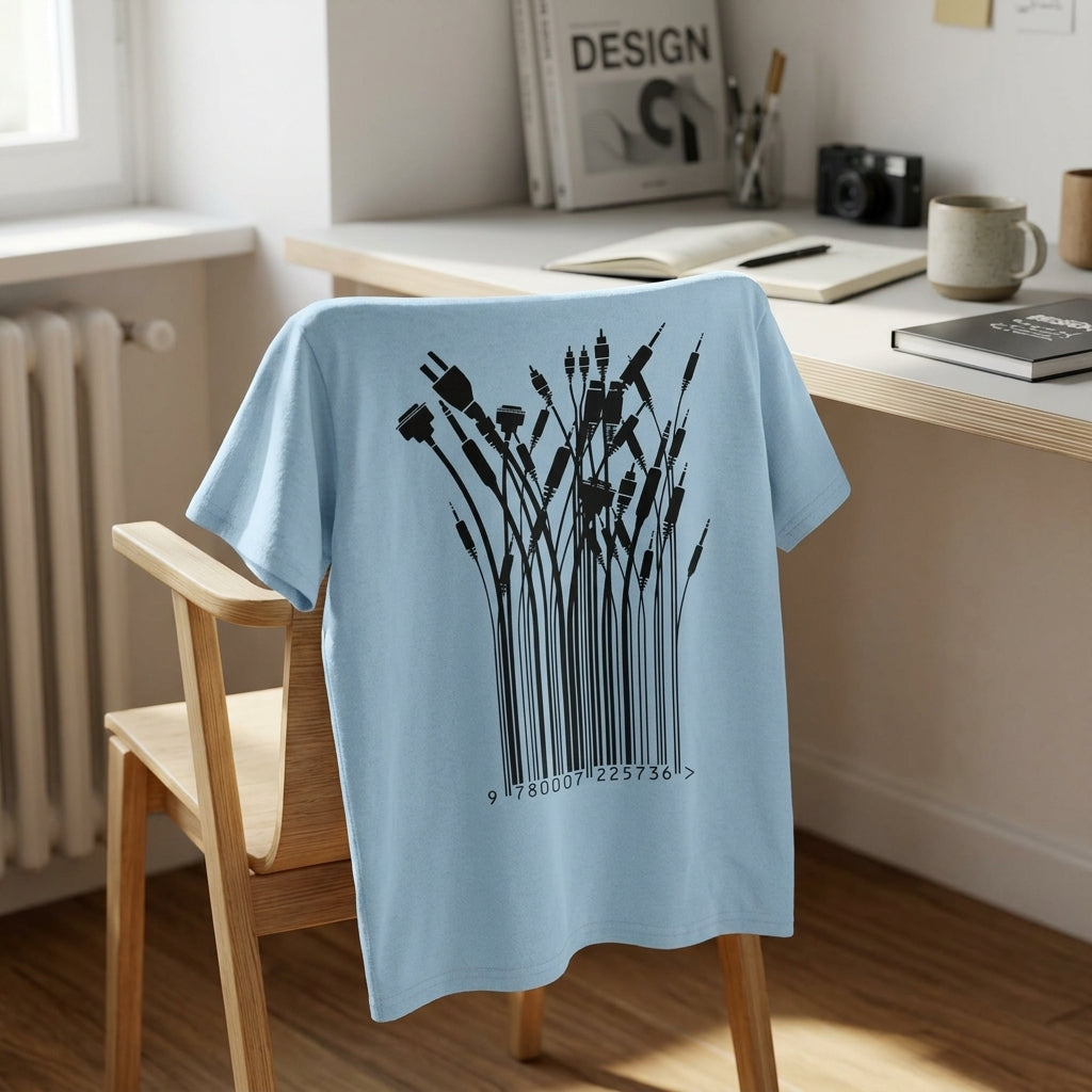 Barcode Wildflowers — T-Shirt