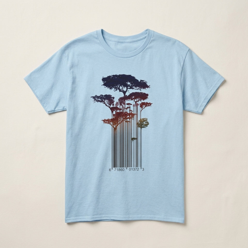 Tree Barcode — T-Shirt