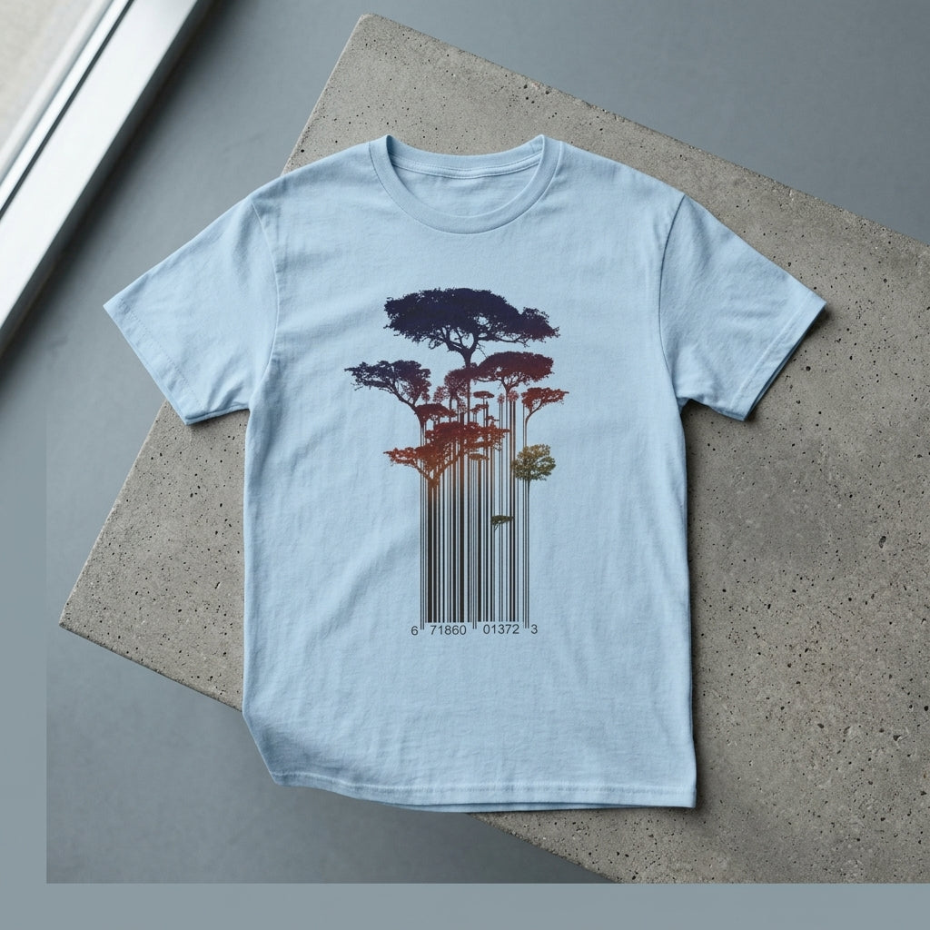 Tree Barcode — T-Shirt