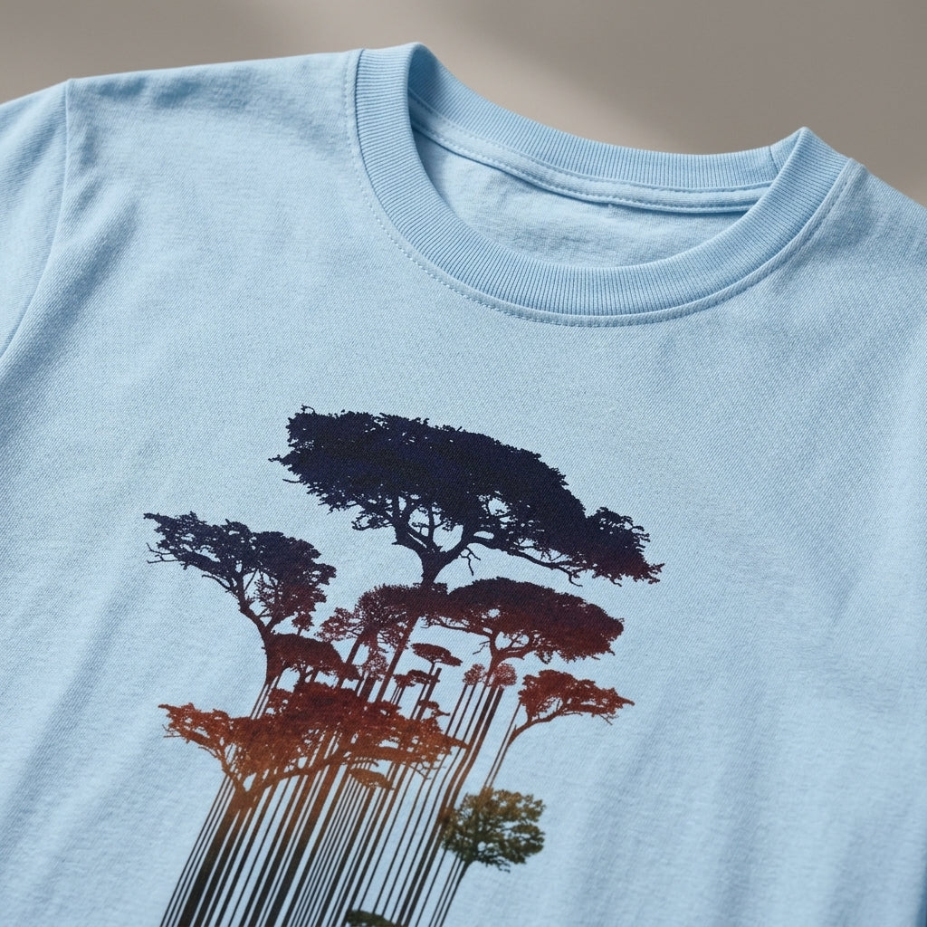 Tree Barcode — T-Shirt
