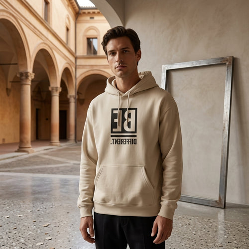 Be Different Hoodie – motivational graphic sweatshirt.