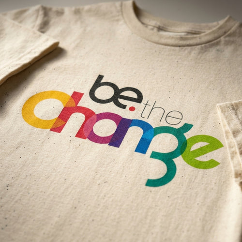 Be the Change T-Shirt – Motivational Graphic Tee