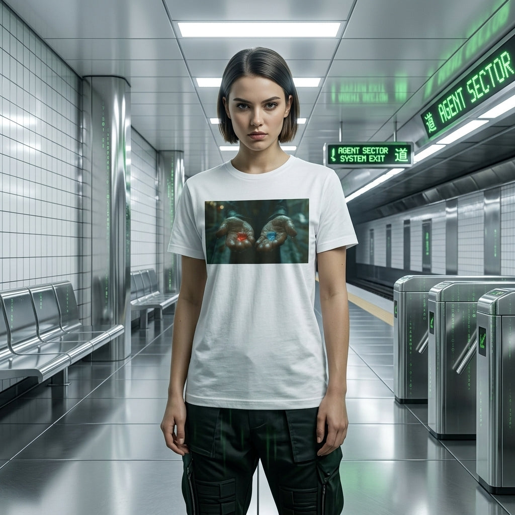 SCEGLI – T-Shirt Grafica Ispirata a Matrix