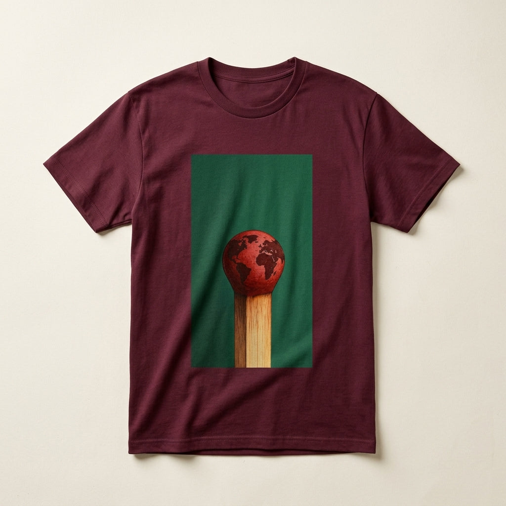 Matchstick Earth — T‑Shirt