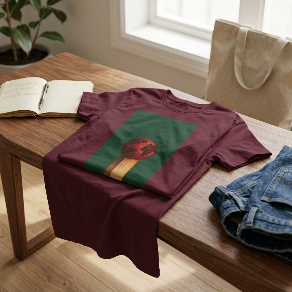 Matchstick Earth — T‑Shirt