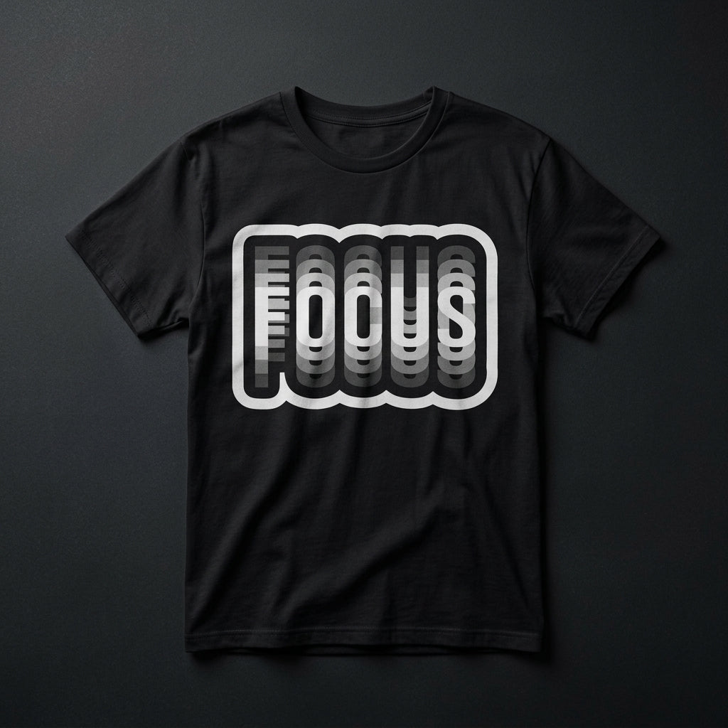 Focus Optical Illusion — T Shirt