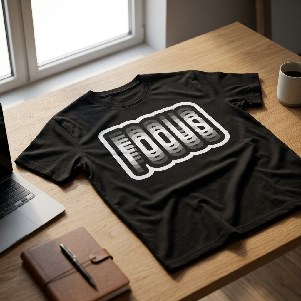 Focus Optical Illusion — T Shirt
