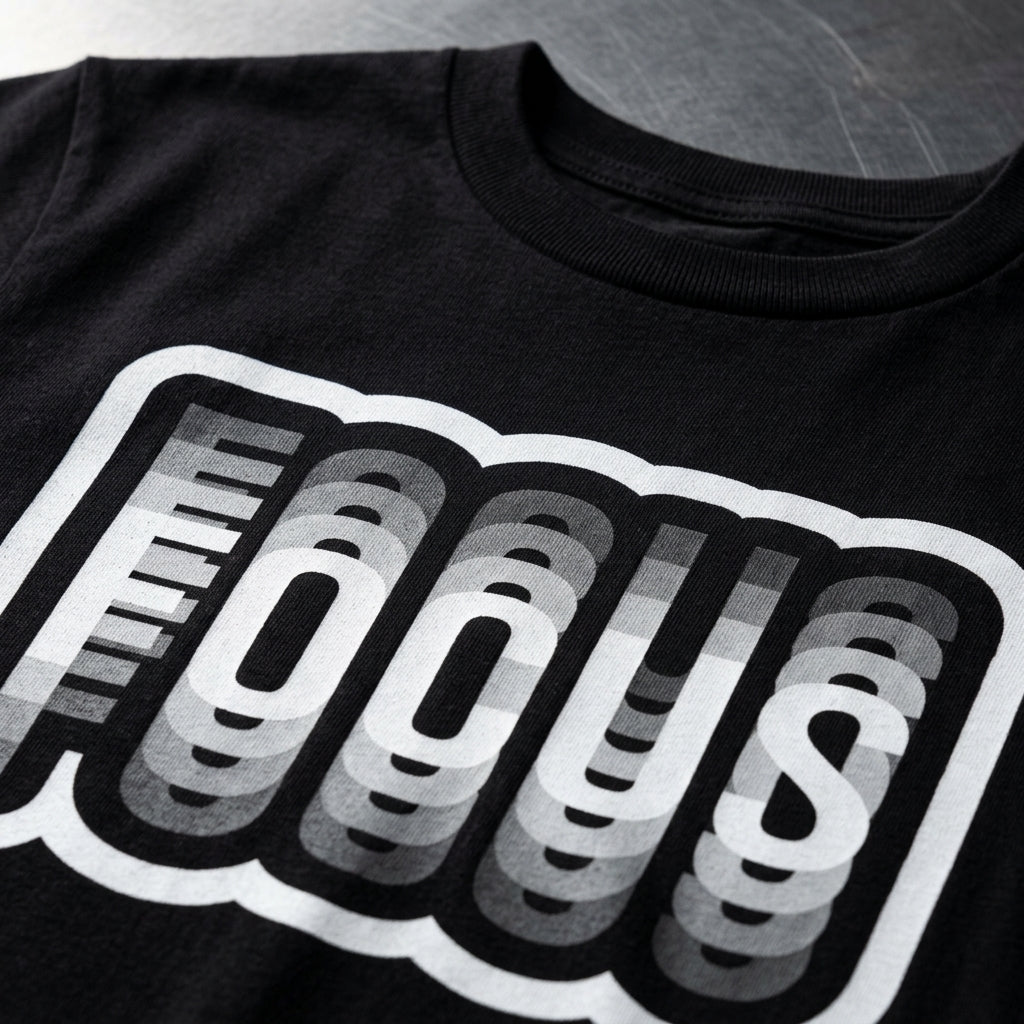 Focus Optical Illusion — T Shirt
