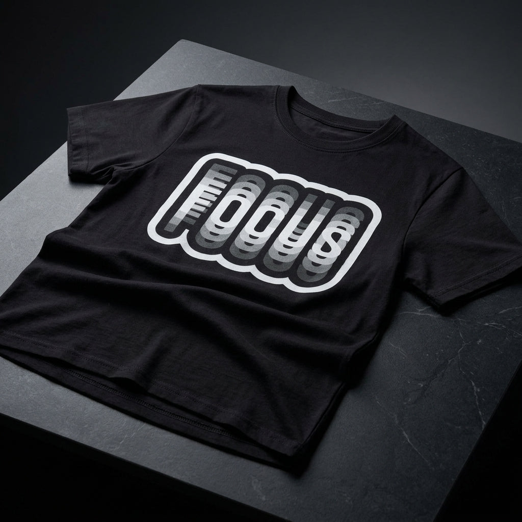 Focus Optical Illusion — T Shirt