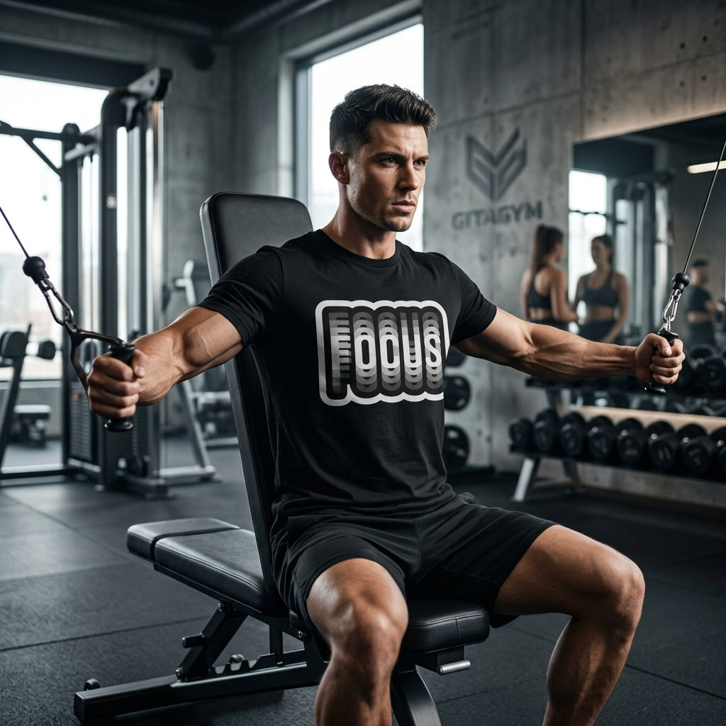 Focus Optical Illusion — T Shirt