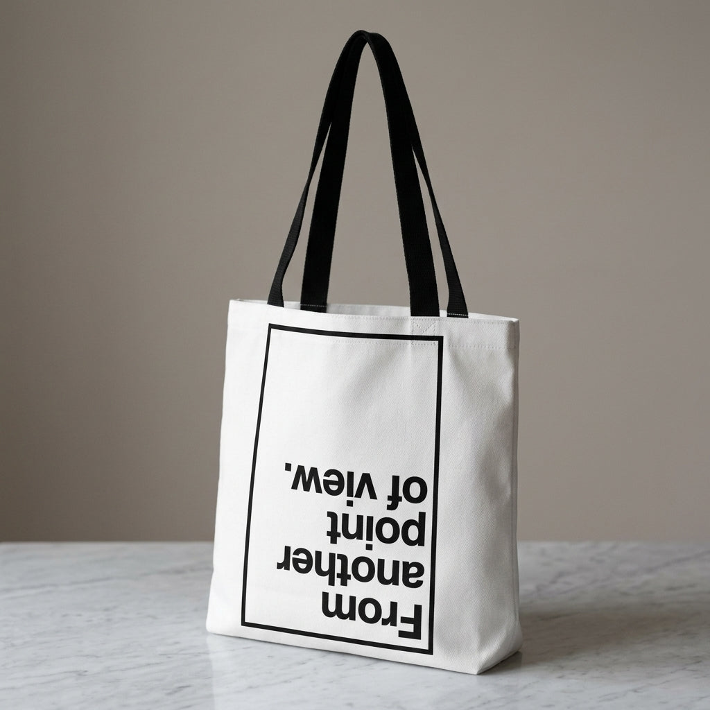 FROM ANOTHER POINT OF VIEW B_W - Tote Bag