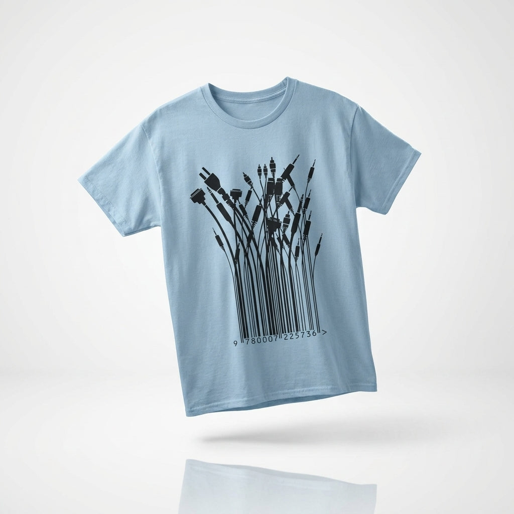 Barcode Wildflowers — T-Shirt