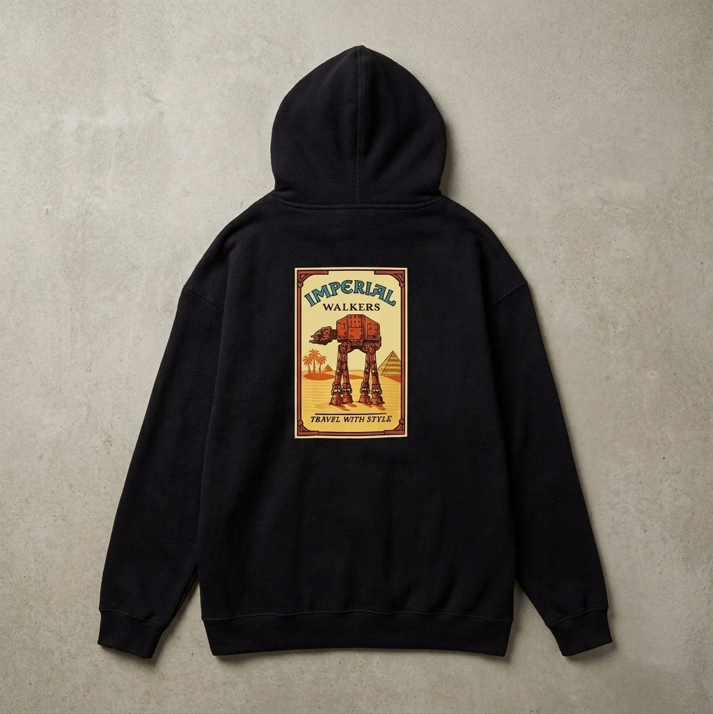 Star Wars Imperial Walker Hoodie – camel vintage pack sweatshirt.