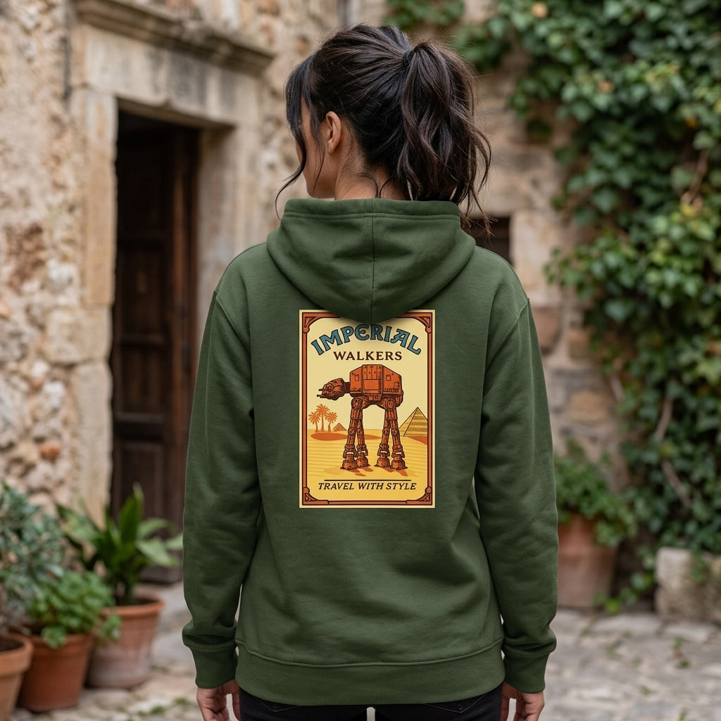 Star Wars Imperial Walker Hoodie – camel vintage pack sweatshirt.