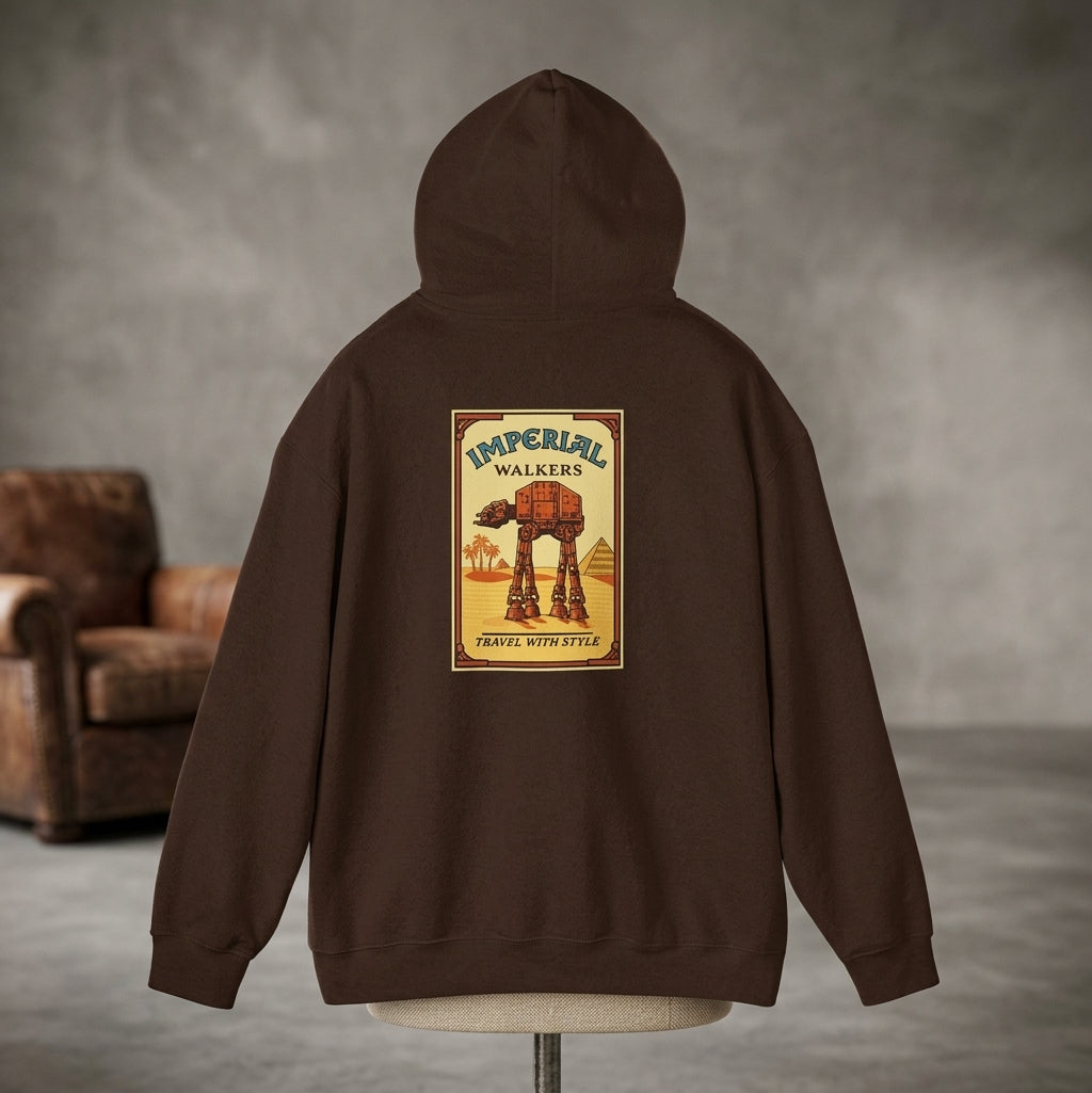 Star Wars Imperial Walker Hoodie – camel vintage pack sweatshirt.