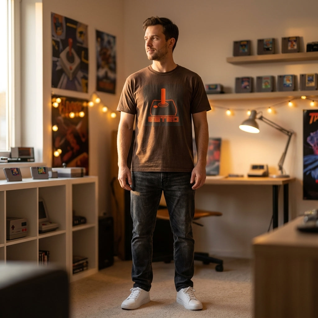Retro Arcade Joystick — T-Shirt