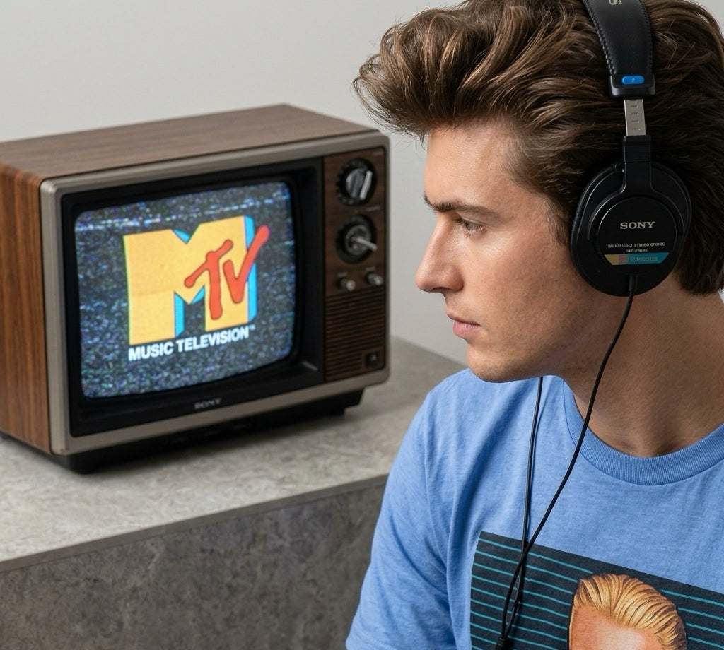 'MAX HEADROOM' — T shirt
