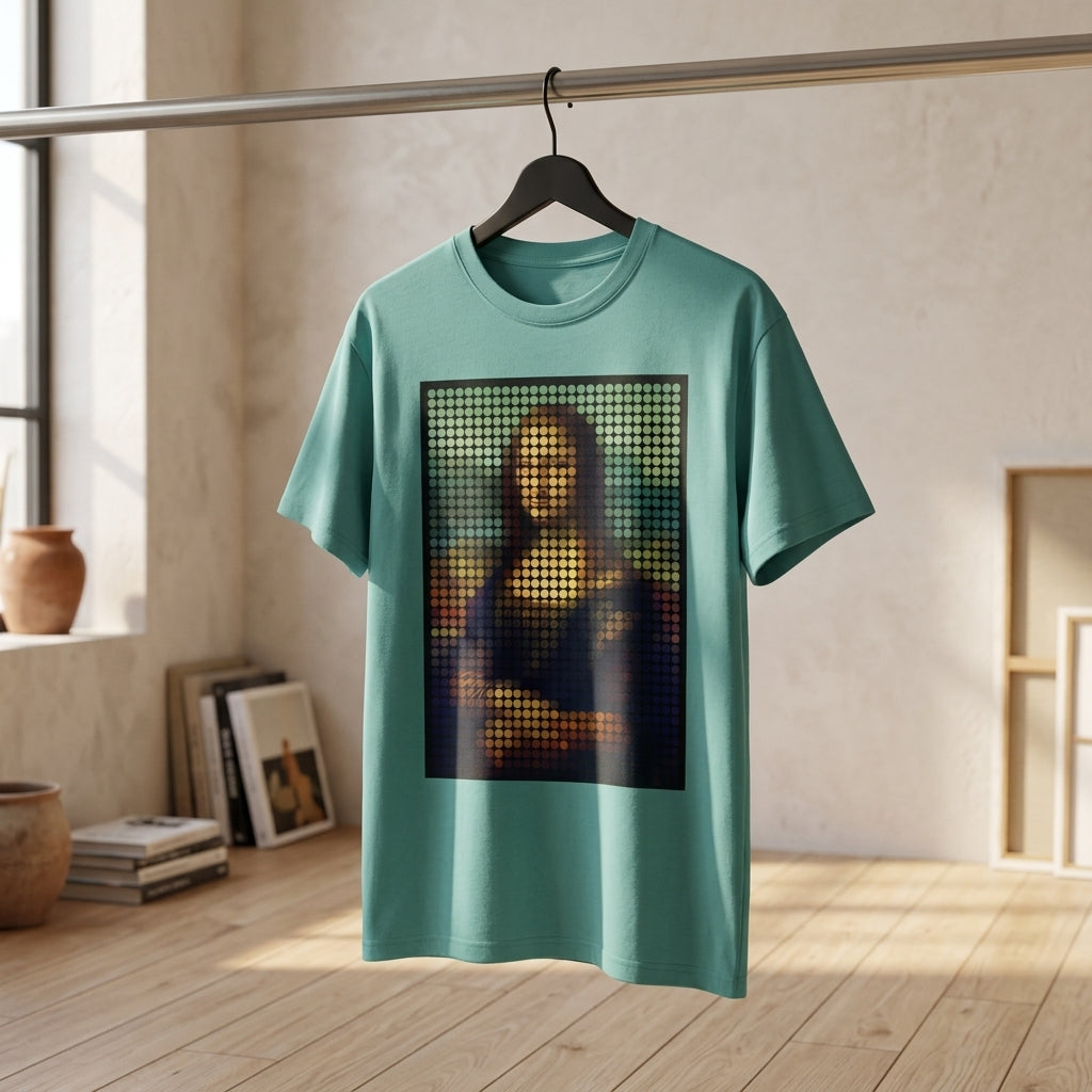 Mona Lisa Pixel Art — T-Shirt