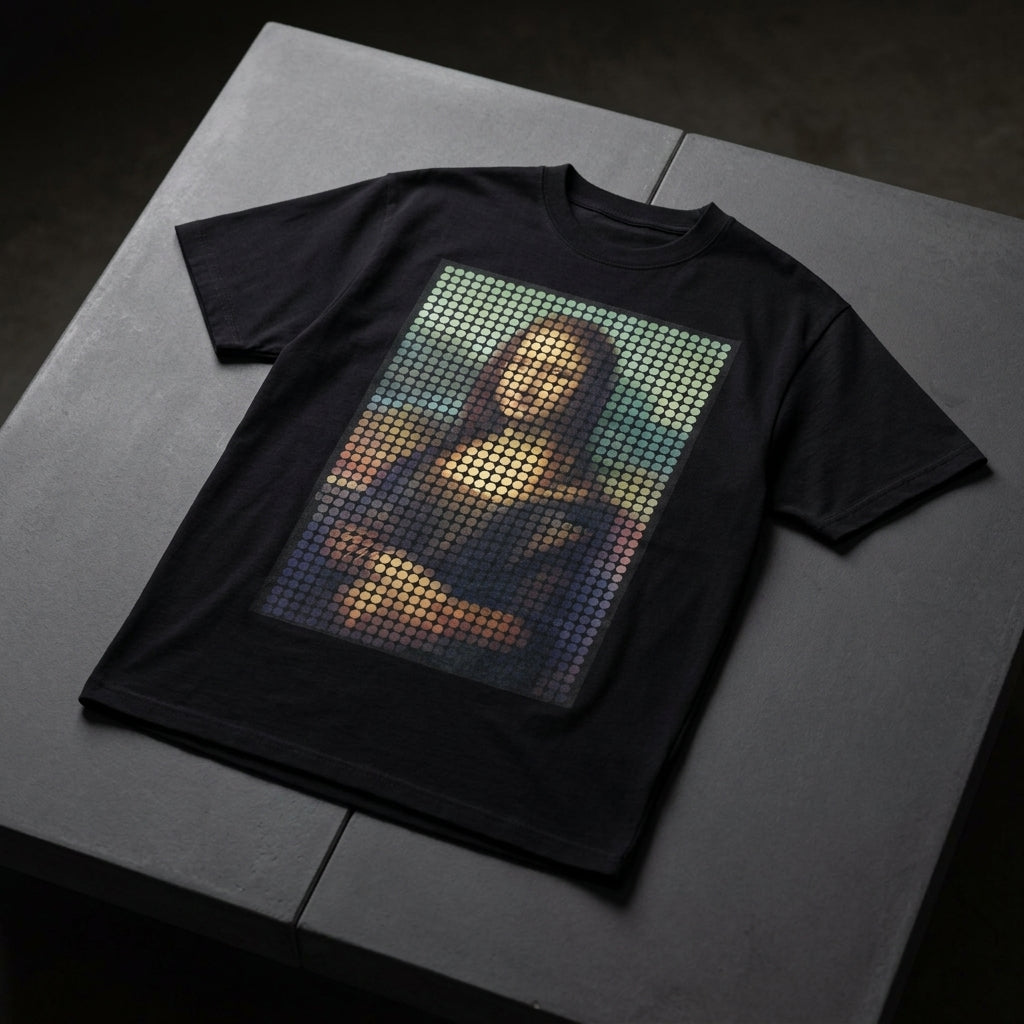 Mona Lisa Pixel Art — T-Shirt