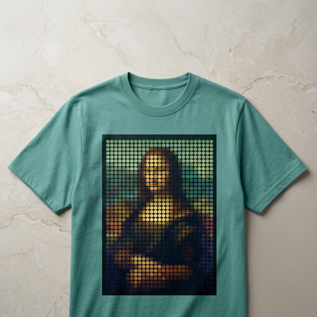 Mona Lisa Pixel Art — T-Shirt