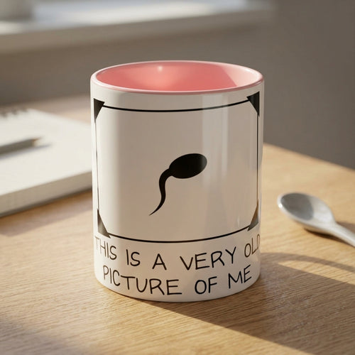 'This Is a Very Old Picture of Me' Coffee Mug – Funny Novelty Gift
