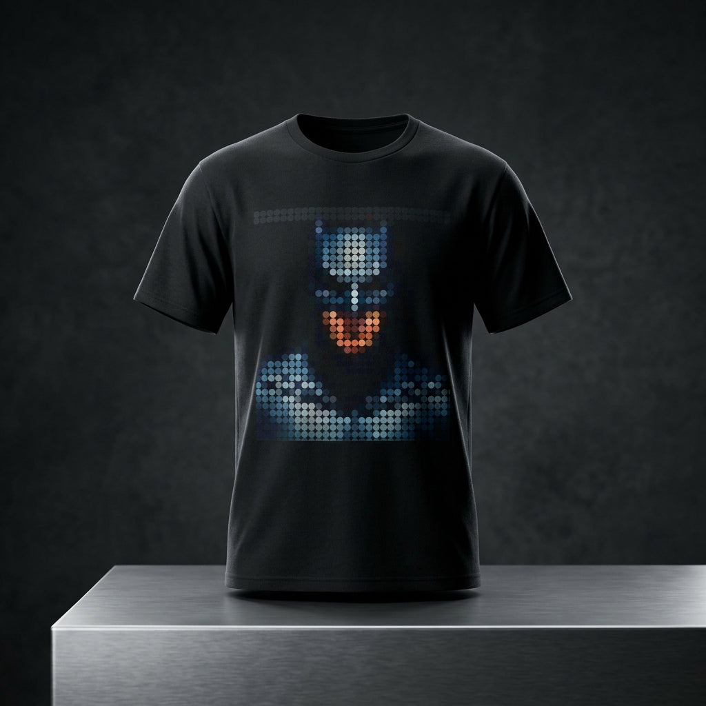 Pixel Art Batman T-Shirt – Superhero Graphic Tee