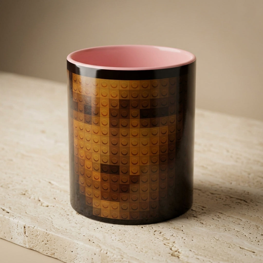 Brick Portrait — Coffee Mug