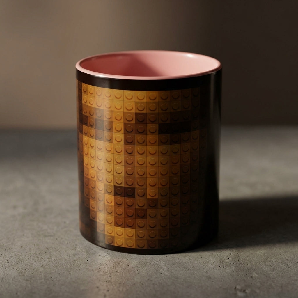 Brick Portrait — Coffee Mug