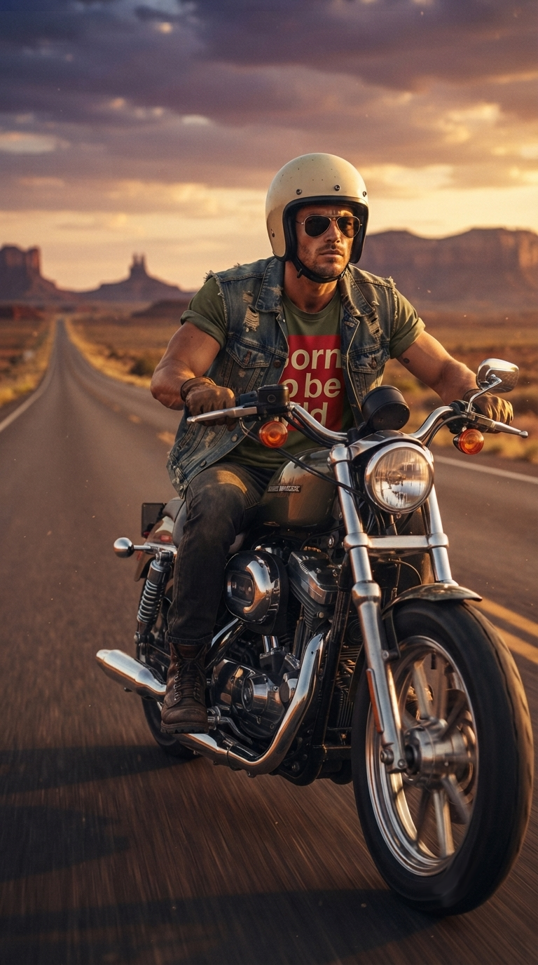Born to Be Wild T-Shirt – Rock Music Graphic Tee