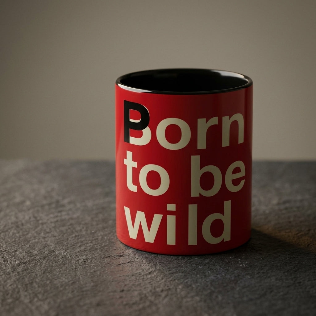 Born to Be Wild Red — Coffee Mug