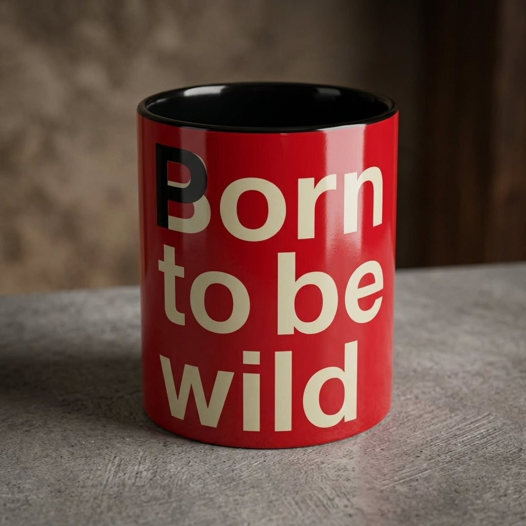 Born to Be Wild Red — Coffee Mug