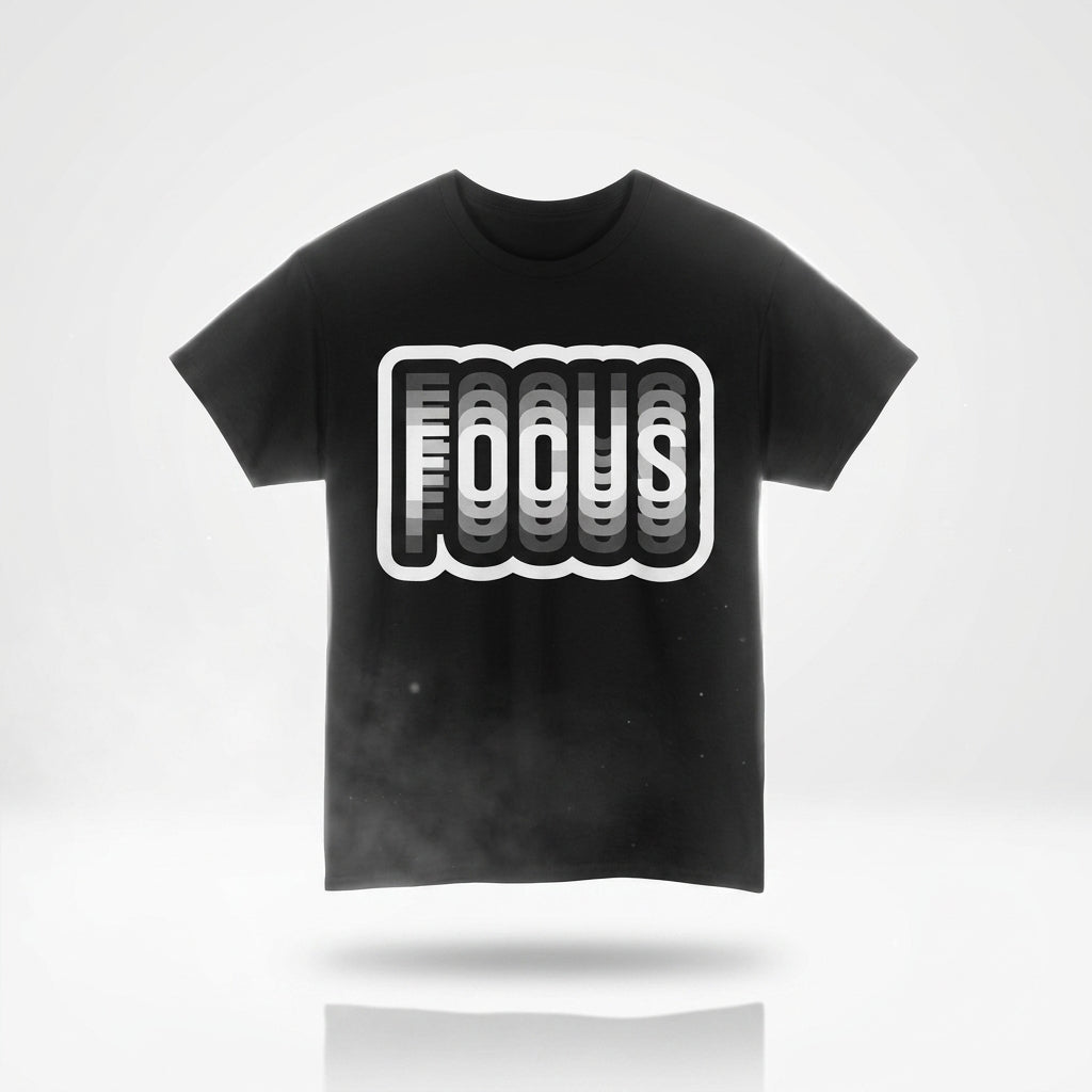 Focus Optical Illusion — T Shirt