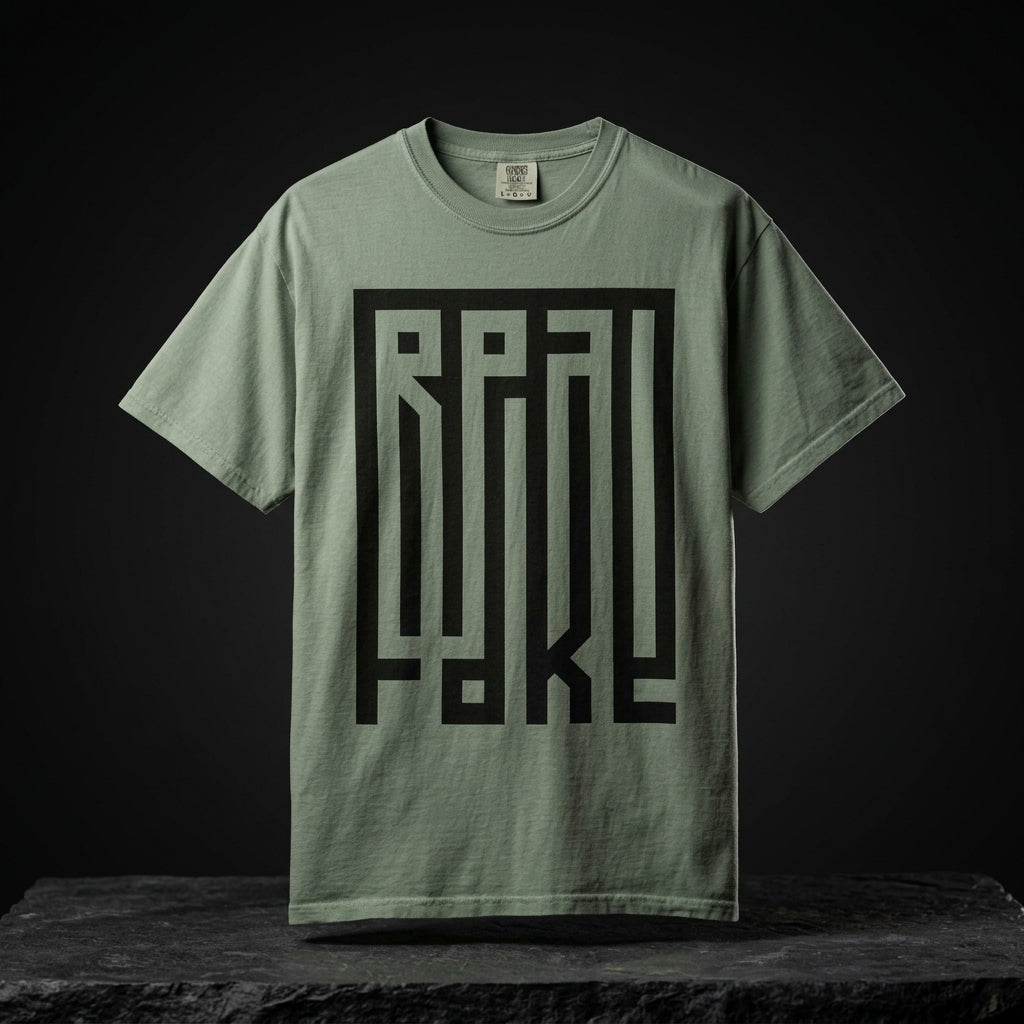 'Real/Fake' — T-Shirt