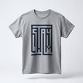 Stay Calm T-Shirt – Minimalist Maze Wordmark Graphic Tee