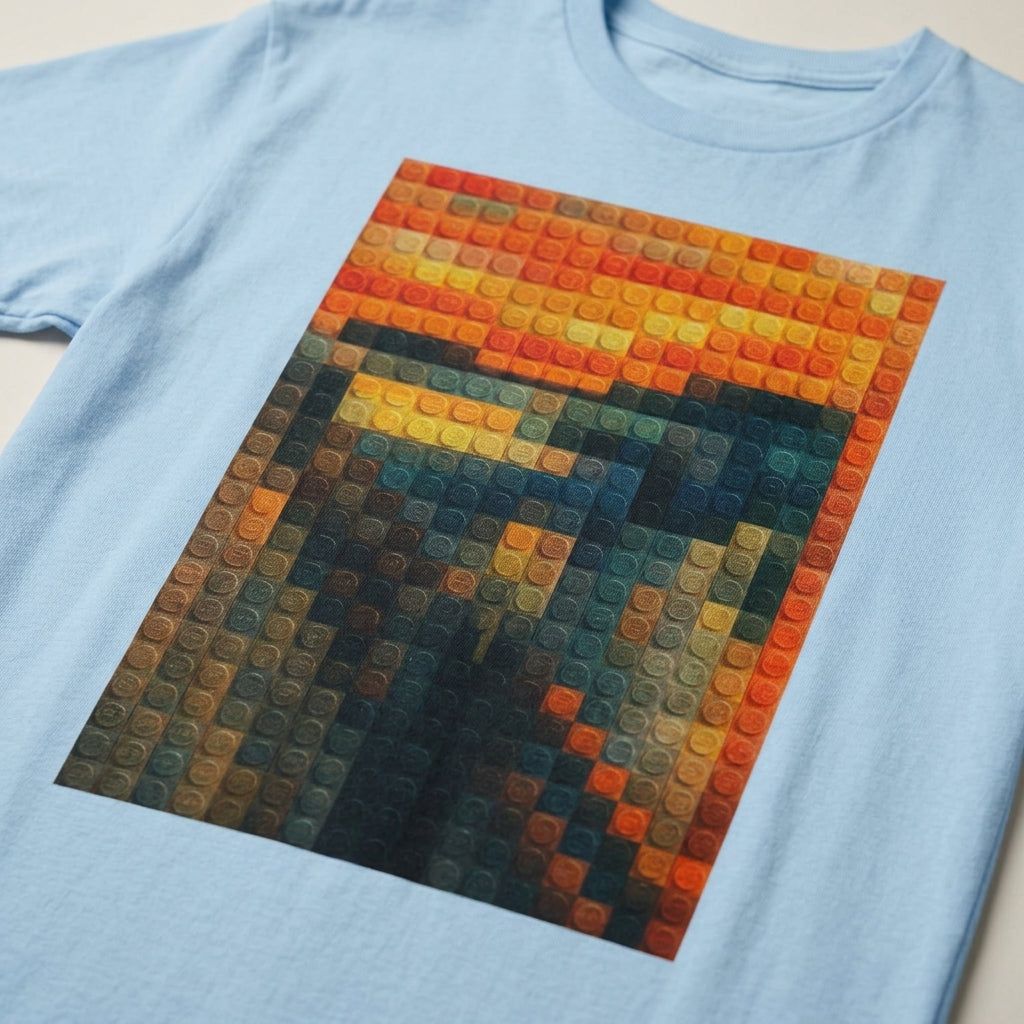 Pixelated Scream — T-Shirt