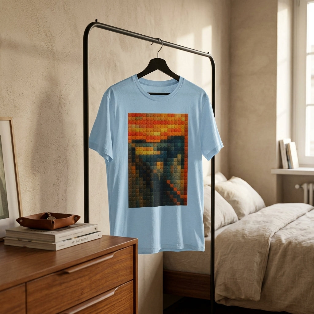 Pixelated Scream — T-Shirt