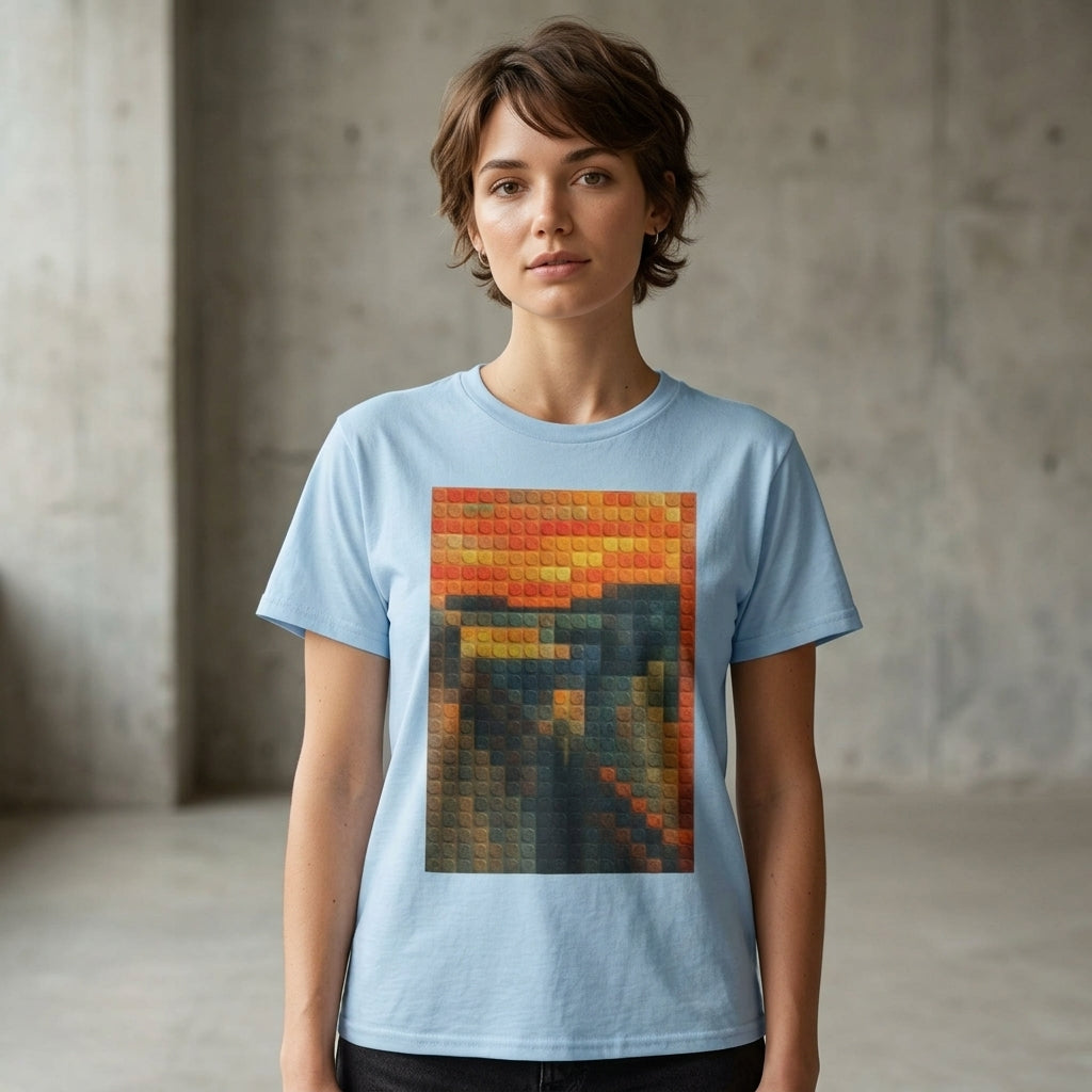 Pixelated Scream — T-Shirt