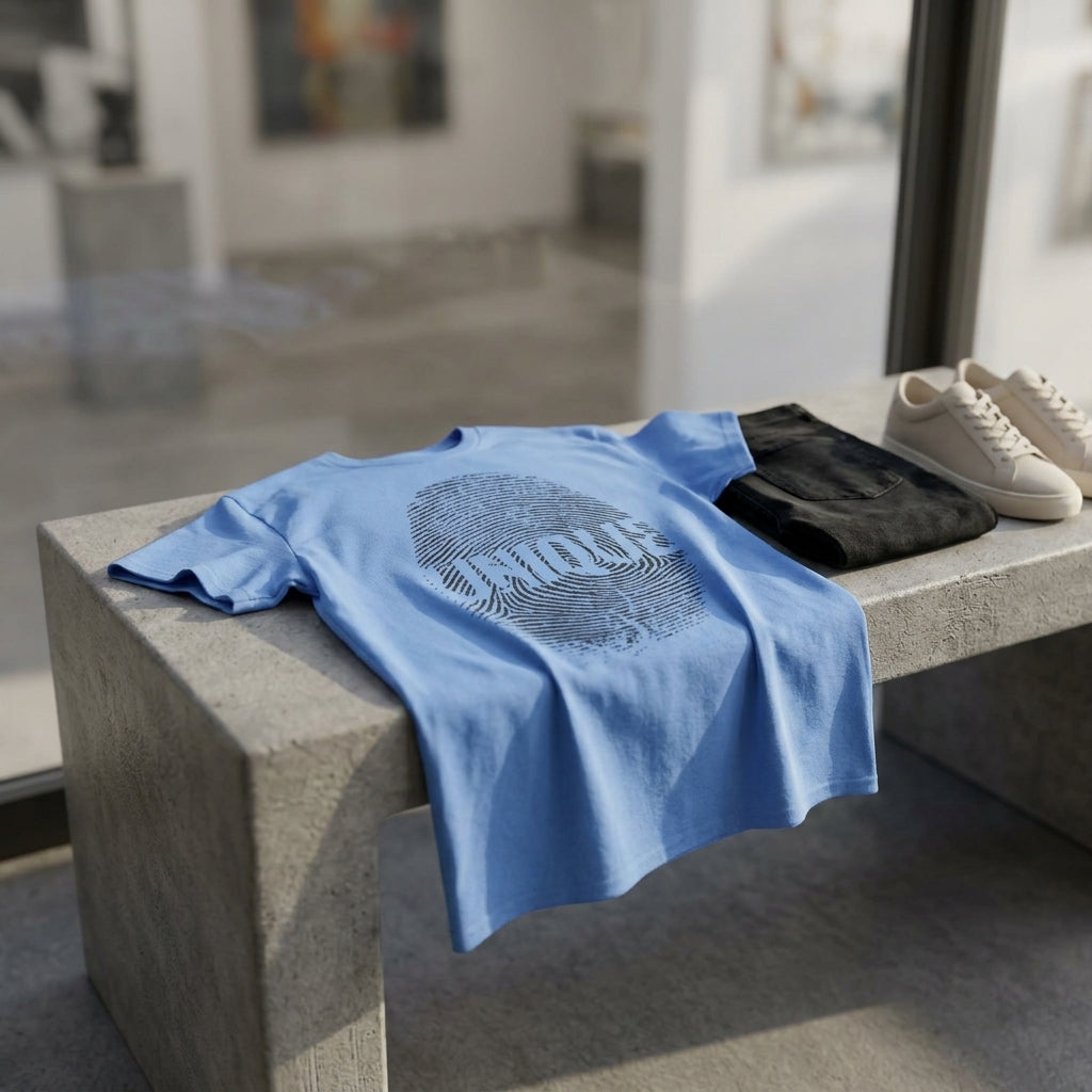Unique Fingerprint Tee — Graphic Identity T-Shirt