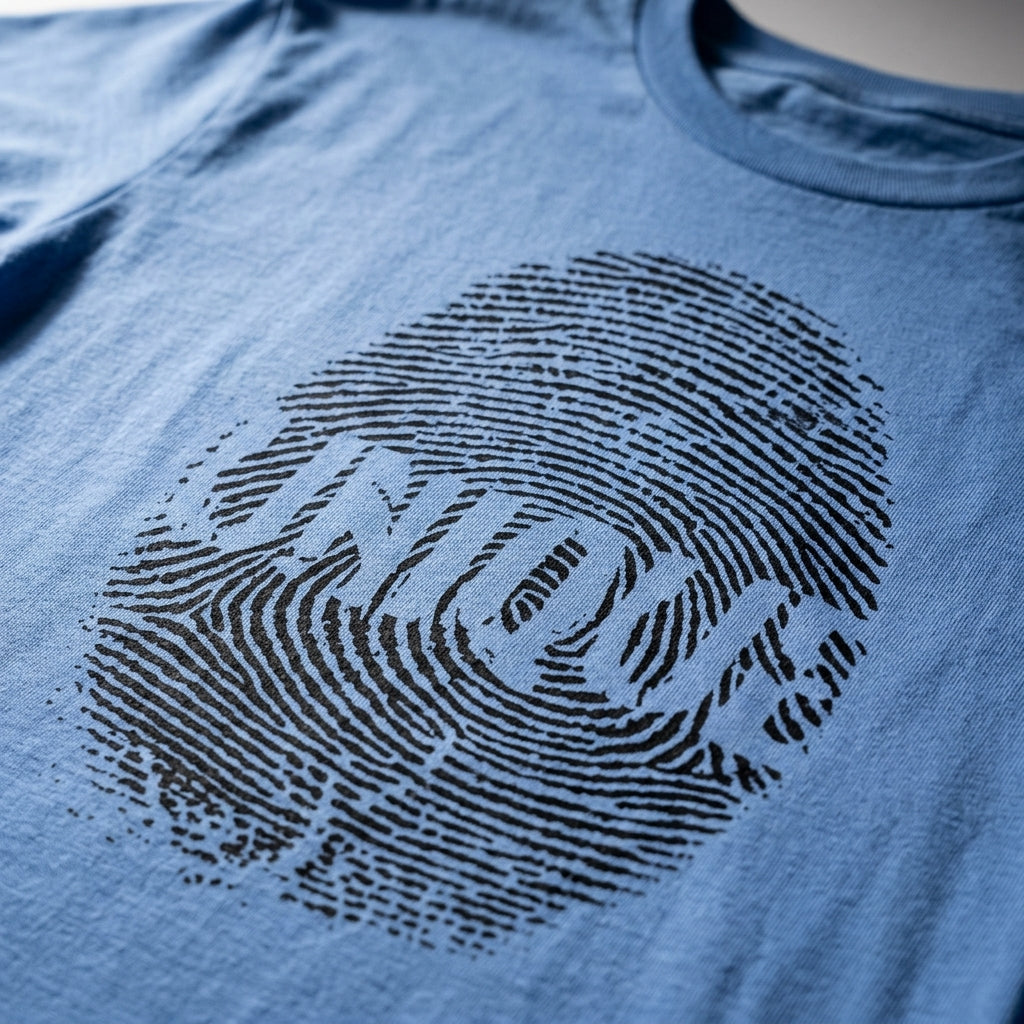 Unique Fingerprint Tee — Graphic Identity T-Shirt