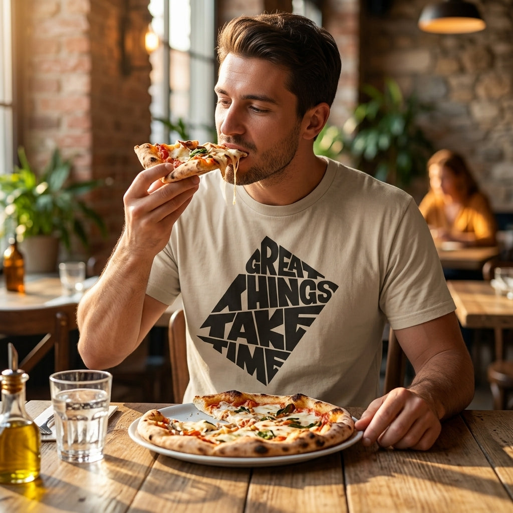 Great Things Take Time T-Shirt – Motivational Graphic Tee