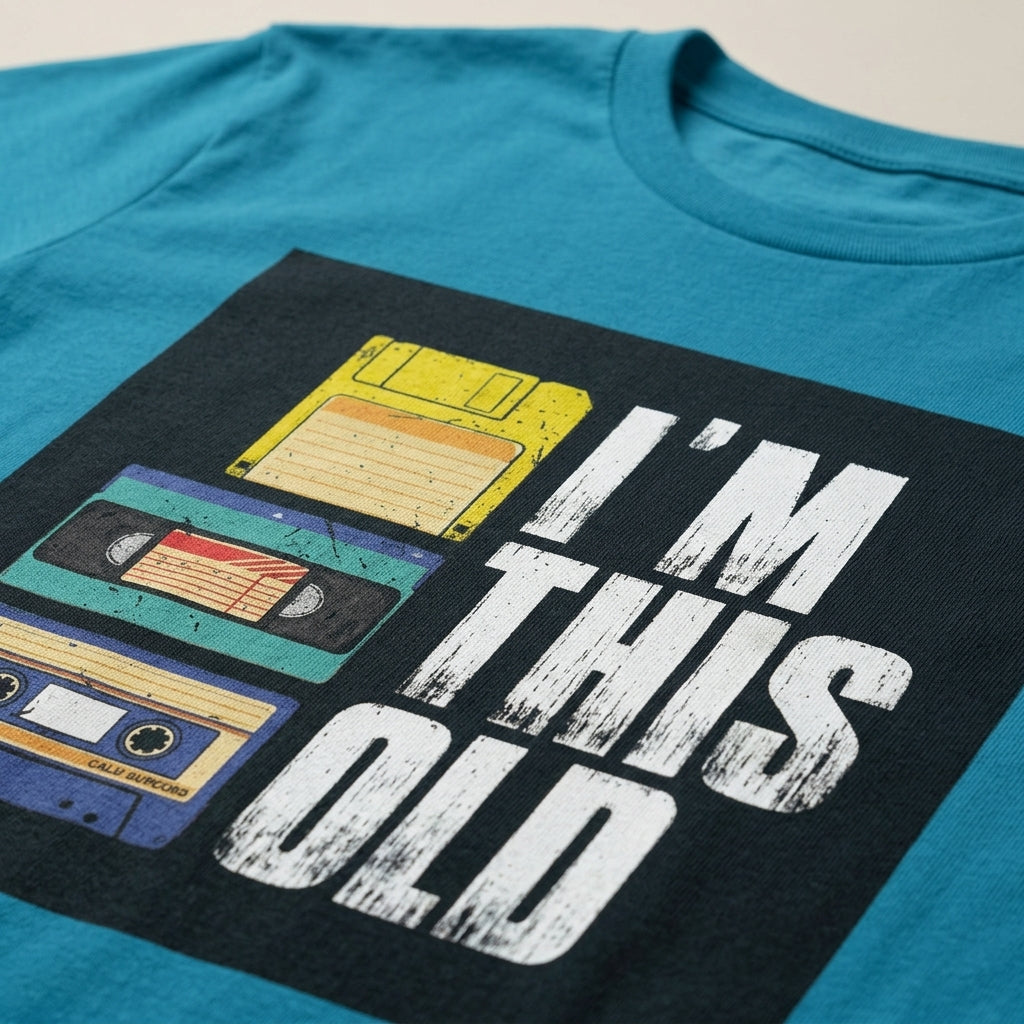 I'm This Old T-Shirt – Funny Age Humor Graphic Tee