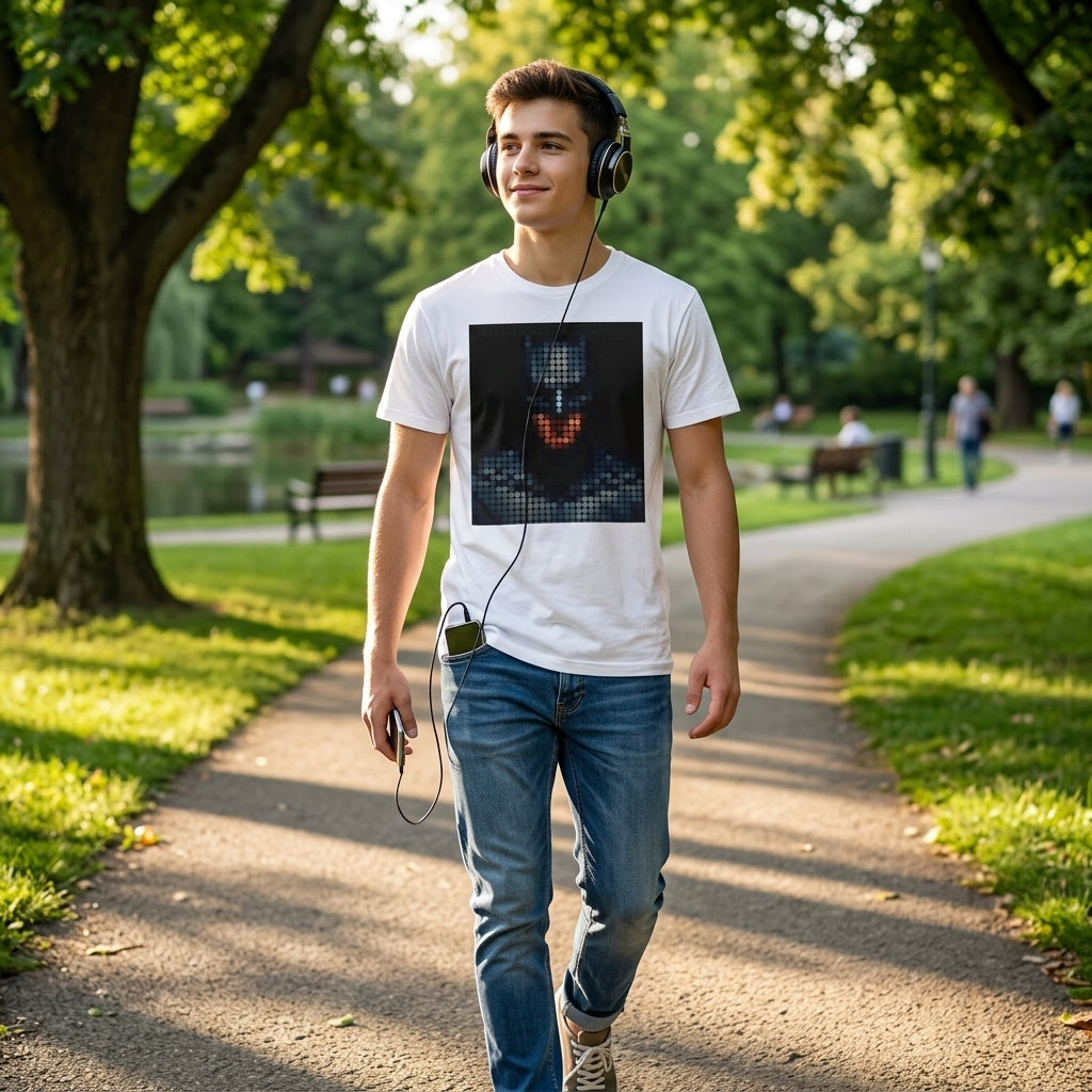 Pixel Art Batman T-Shirt – Superhero Graphic Tee