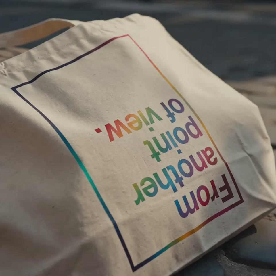 "From Another Point of View" — Canvas Tote Bag